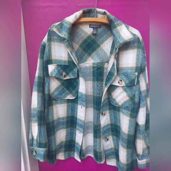 Plaid Shacket - Picture 1 of 6